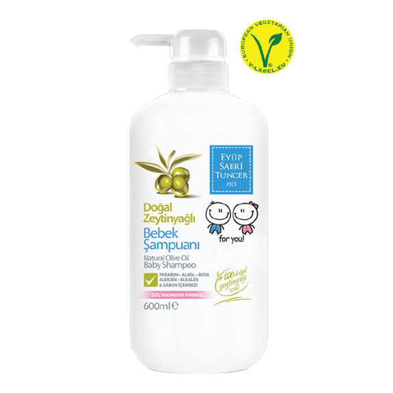 Natural Olive Oil Baby Shampoo/600ml